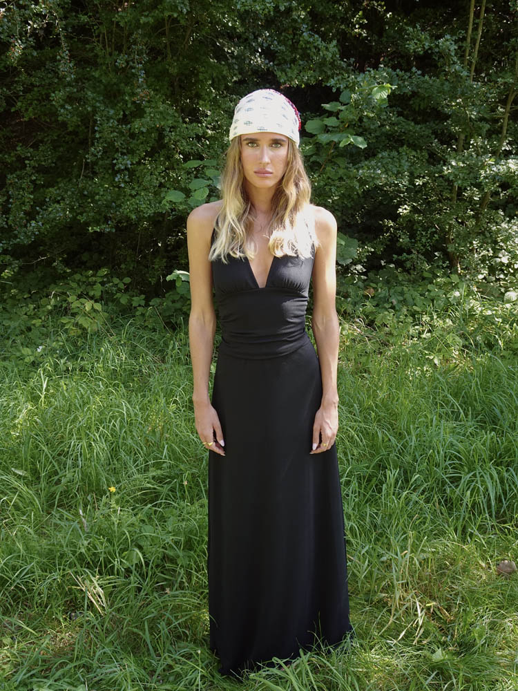 claudia open back maxi dress Clauda maxi dress with open back