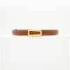 Luce belt - Dark brown/gold