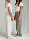 Statement pants - Khaki