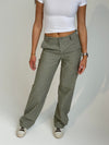 Statement pants - Khaki