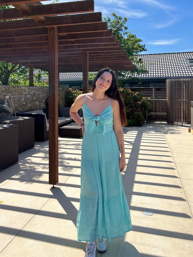 Lydia dress - turquoise