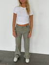 Statement pants - Khaki