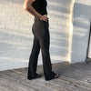 Flare pants without pockets - Black