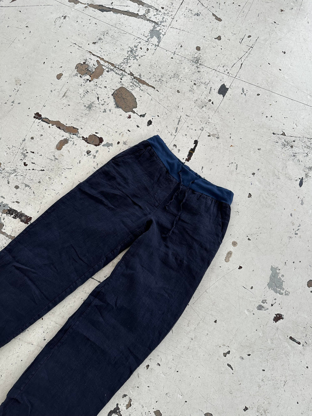 Angel linen pants - navy