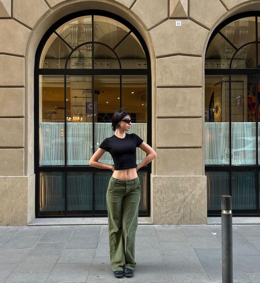 Didde corduroy pants - khaki