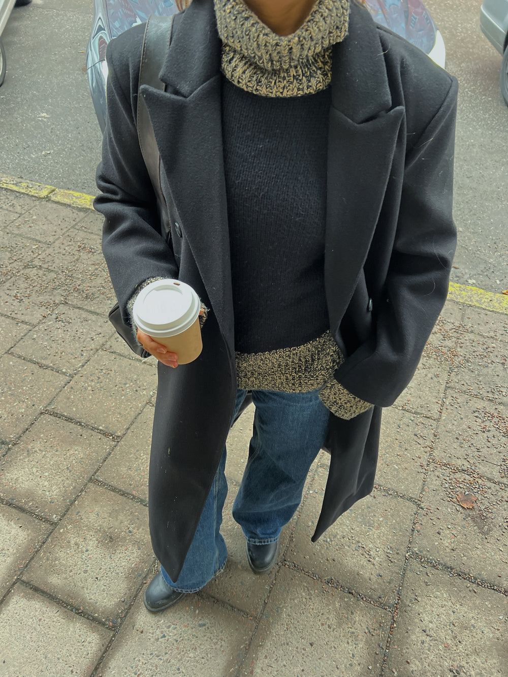 Alva oversized coat - Black