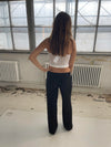 Zera lace tube top - White