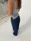 Siski oversized jeans - Dark denim