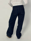 Siski oversized jeans - Dark denim