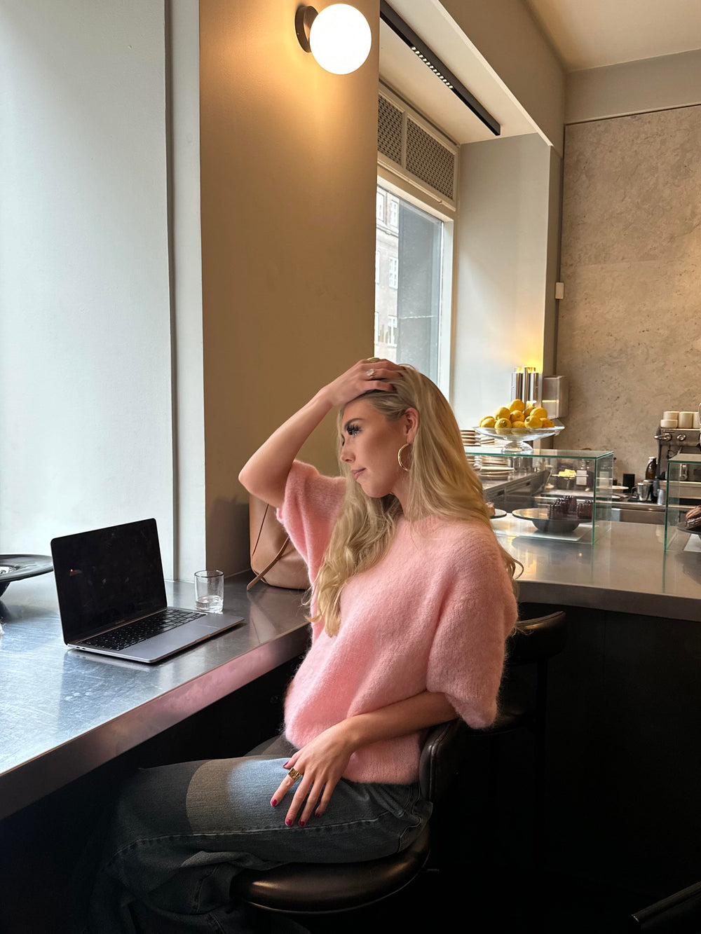 Elise t-shirt knit - Light pink