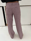 Herringbone pants - Pink