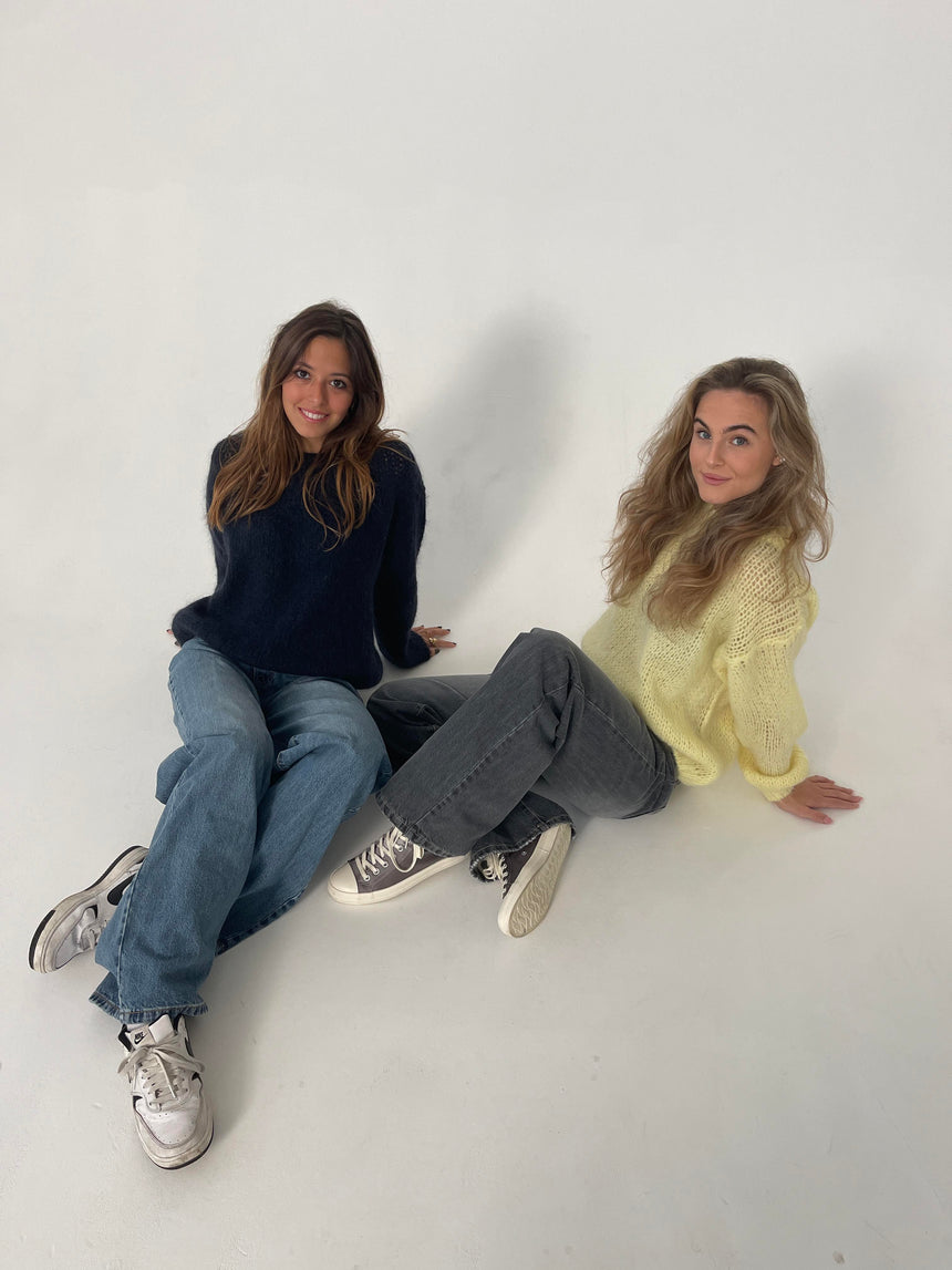 Genevieve oversized knit - Navy