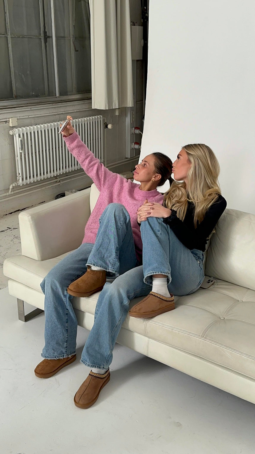 Juba teddy boots mini - Camel