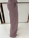 Herringbone pants - Pink