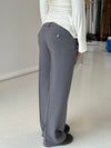 Anna Olympia low waisted suit pants - Grey