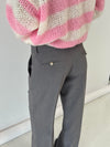 Anna Olympia low waisted suit pants - Grey