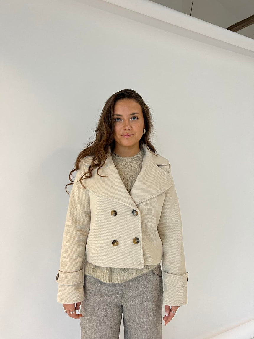 Maxima short coat - Beige