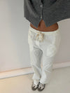 Thora straight pants - off white