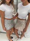 Dana sequin skirt - Gold