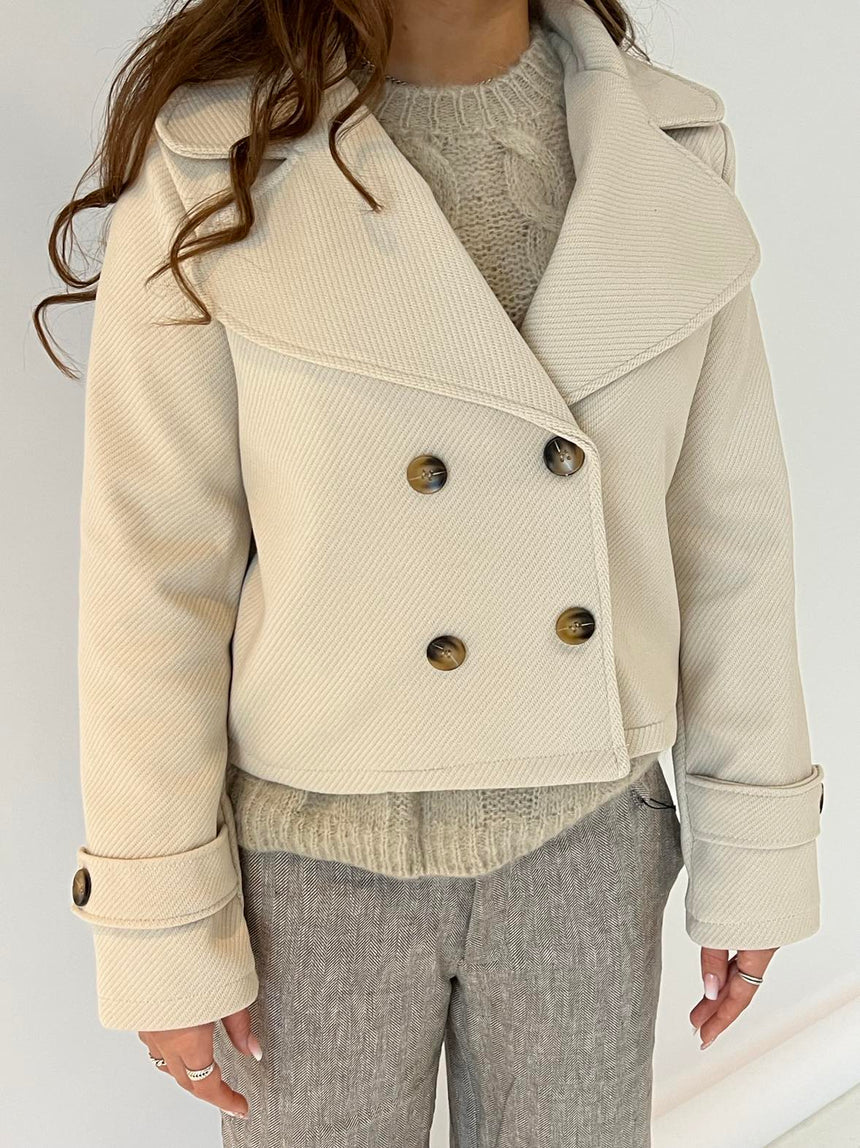 Maxima short coat - Beige