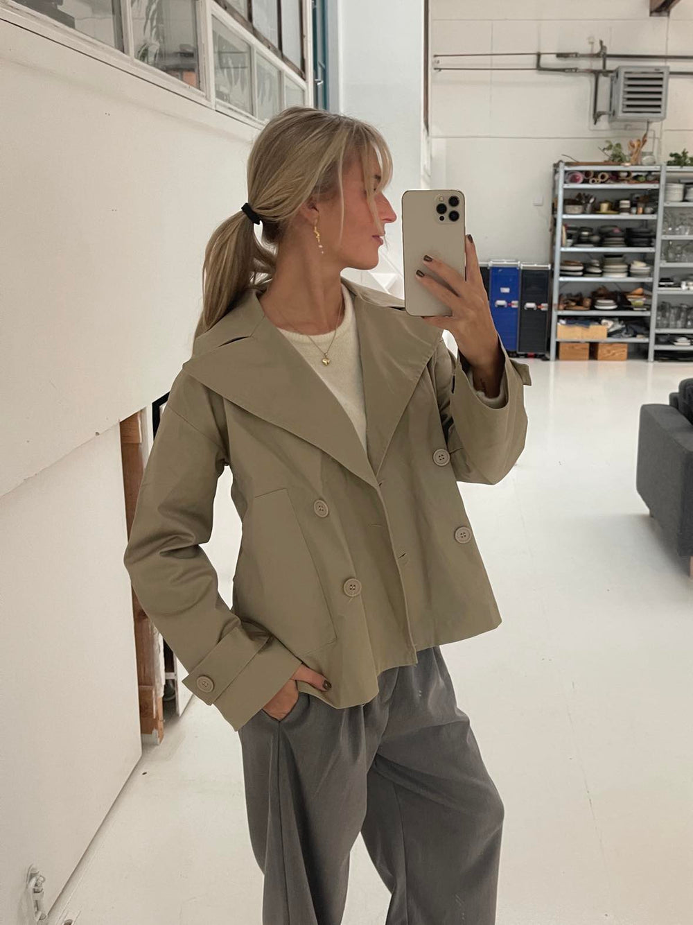 Catinka trenchcoat - sand