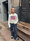 US flag knit - White