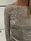 Calinda sequin dress - Silver