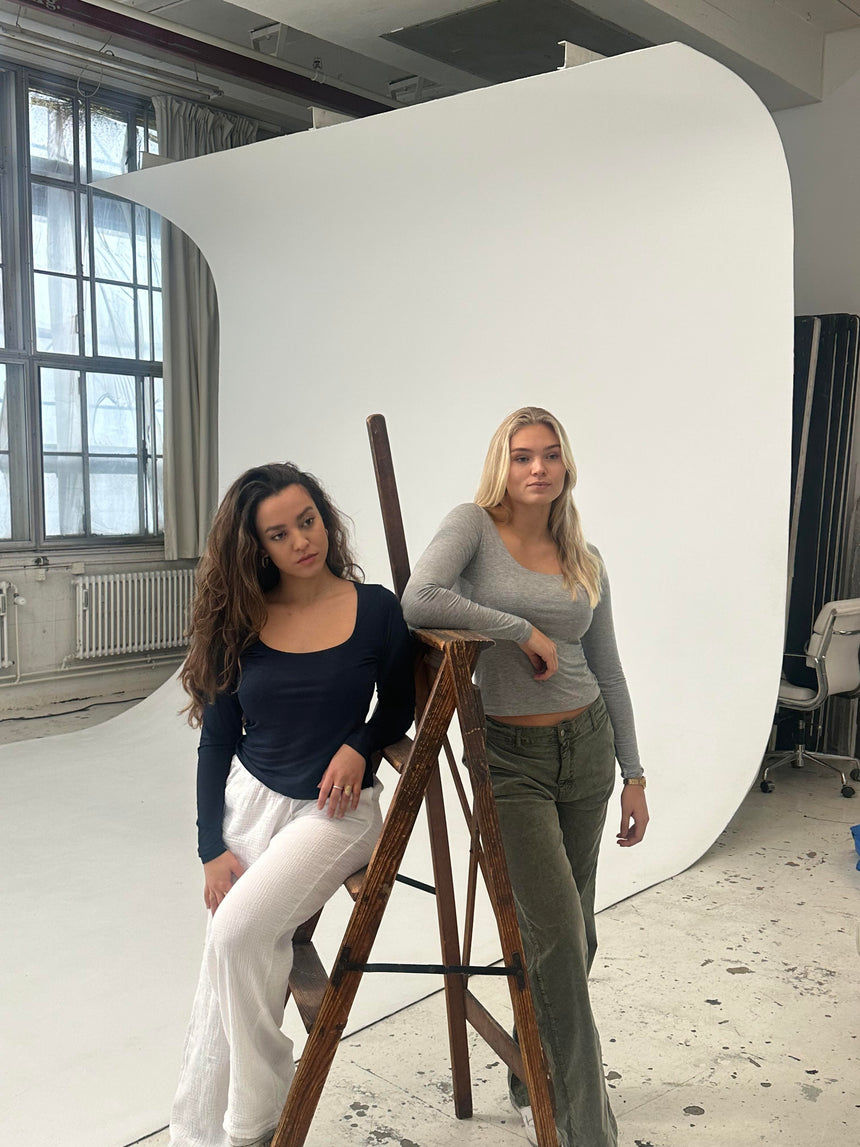 Christine long sleeve blouse - Grey