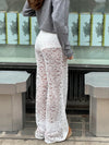 Marla lace pants - White