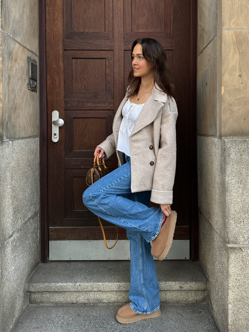 Nicole short coat - beige