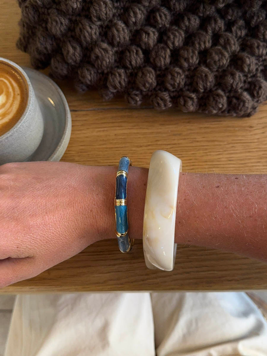 Sola bracelet with stripes – Shades of blue
