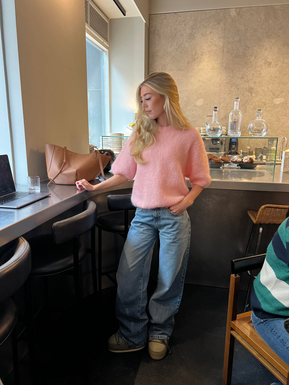 Elise t-shirt knit - Light pink