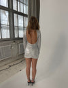 Kayla glitter dress - Silver