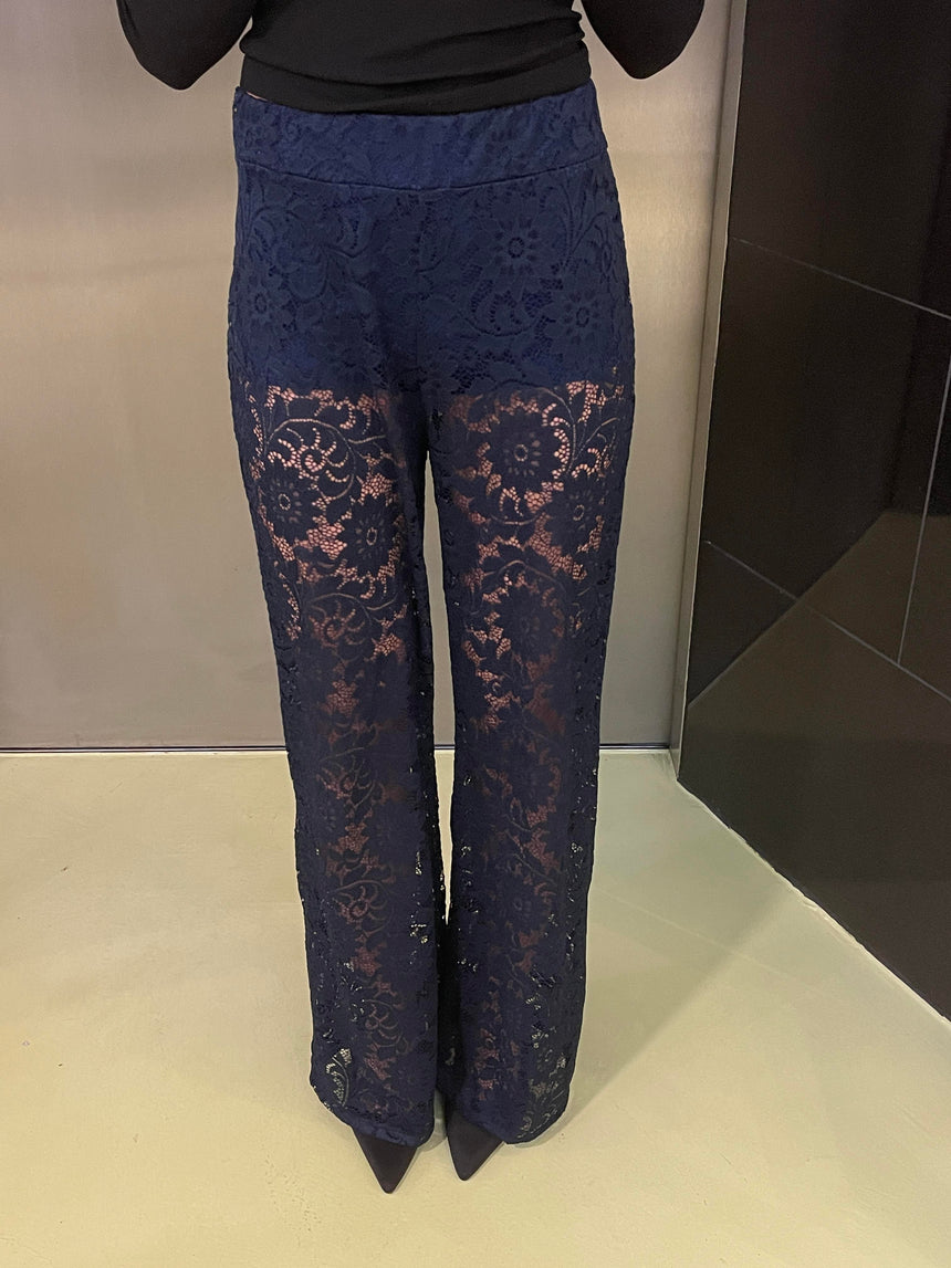 Marla lace pants - Navy