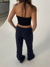 Britney low waisted suit pants - navy