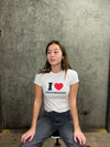 "I love Copenhagen" baby tee - white