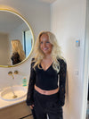 Margarita lace top - Black