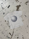 "Disco ball" baby tee - white