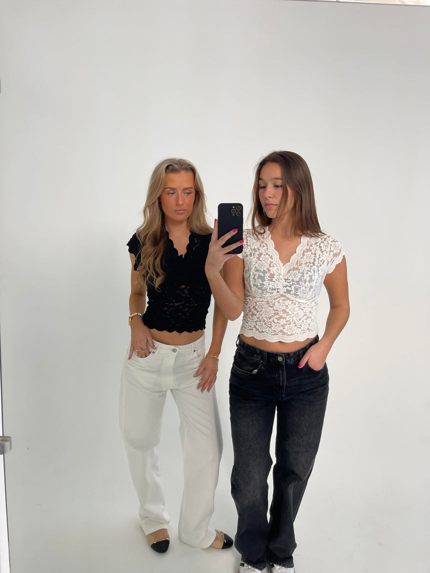 Isabel lace blouse - Black