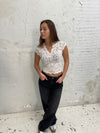 Isabel lace blouse - White