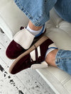 Astana sneakers with cape - Wine red