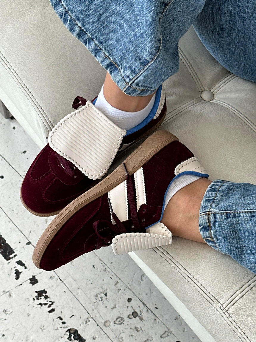Astana sneakers with cape - Wine red
