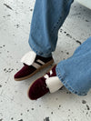 Astana sneakers with cape - Wine red