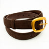 Heritage belt - Dark brown/gold