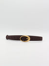Earth belt - Dark brown/gold