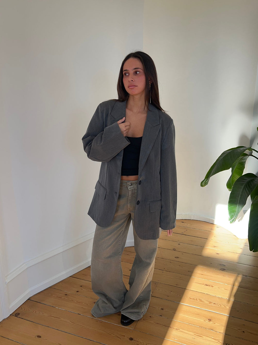 Epsilia oversized blazer - Grey