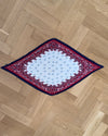 Scarf with pattern - Red/white/navy