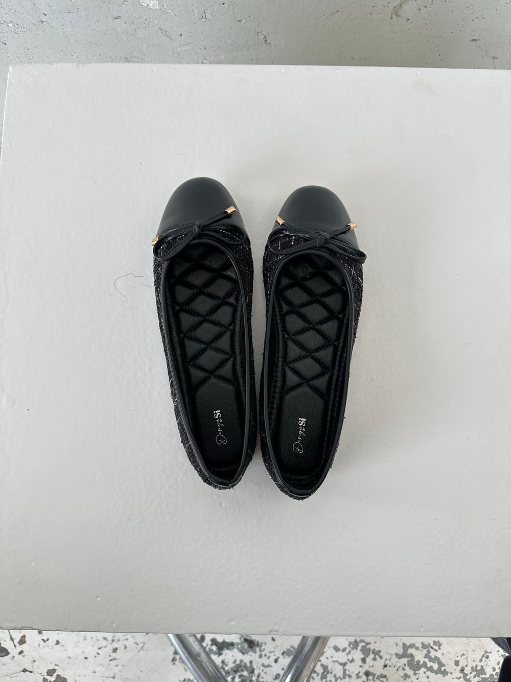 Cetinje ballet flats with bow - Black