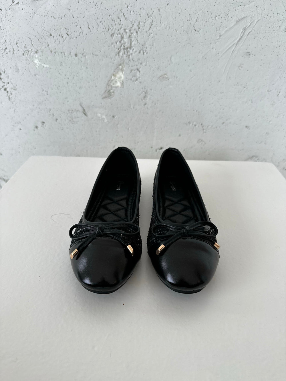 Cetinje ballet flats with bow - Black