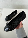 Cetinje ballet flats with bow - Black